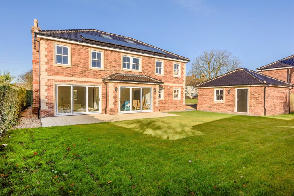 House with Solar Panels