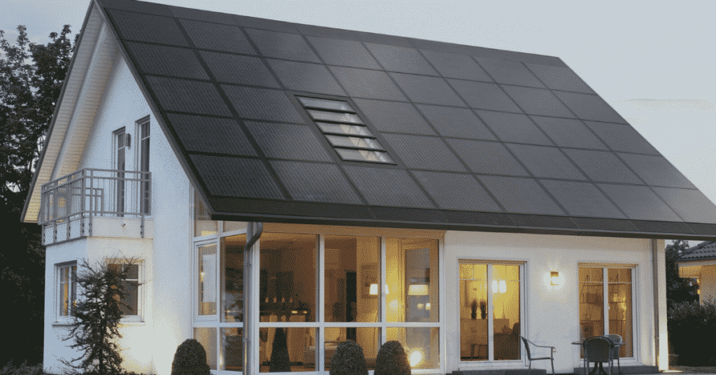 Integrated solar panels